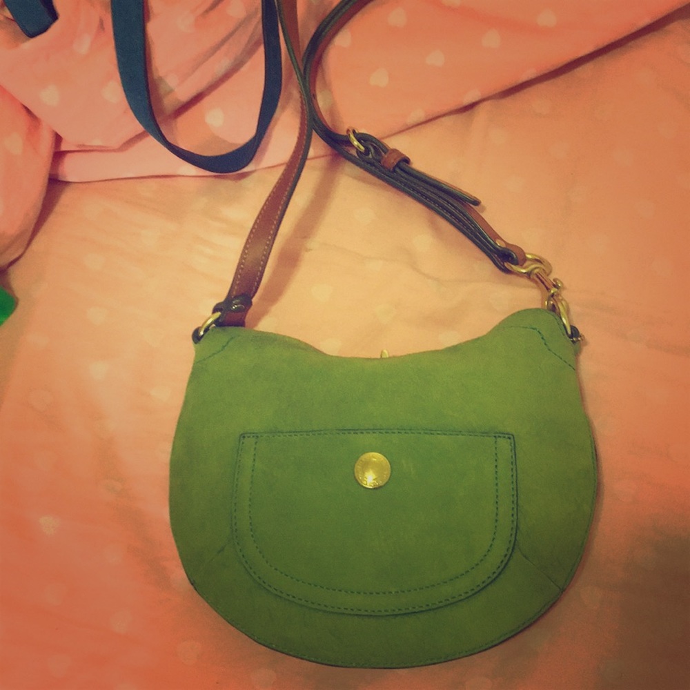 Green coach small bag.